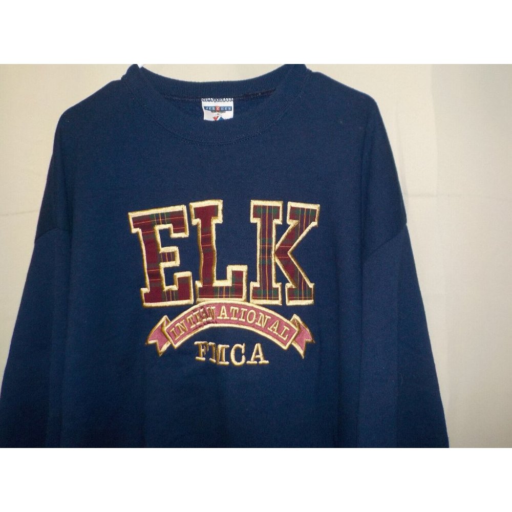 Vintage Elk International FMCA Sweatshirt Family Motor Coach Association RVers